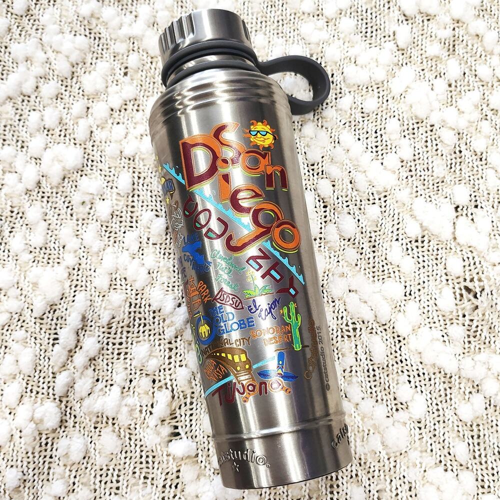 Catstudio San Diego Thermal Tumbler Stainless Steel Colorful Rainbow Tourism